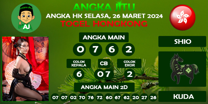 Prediksi Angka Jitu Hk Selasa 26 Maret 2024