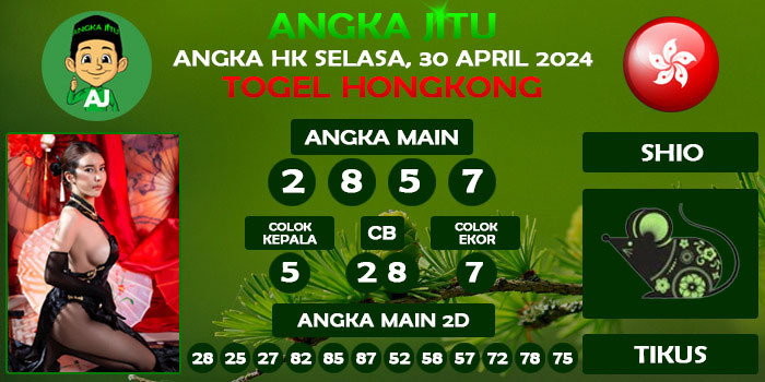 Prediksi Angka Jitu Hk Selasa 30 April 2024