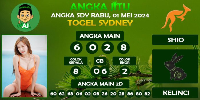 Prediksi Angka Jitu Sdy Rabu 01 Mei 2024