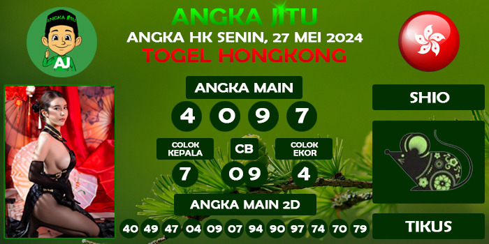 Prediksi Angka Jitu Hk Senin 27 Mei 2024