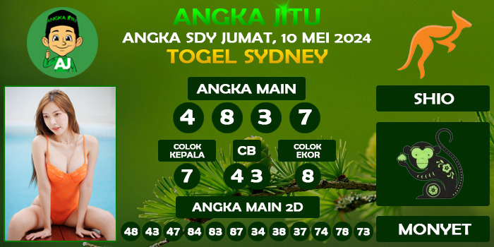 Prediksi Angka Jitu Sdy Jumat 10 Mei 2024