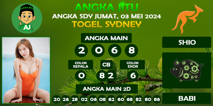 Prediksi Angka Jitu Sdy Jumat 03 Mei 2024