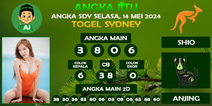 Prediksi Angka Jitu Sdy Selasa 14 Mei 2024