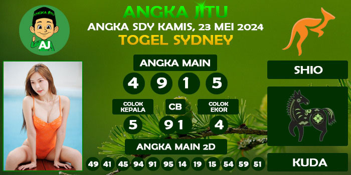 Prediksi Angka Jitu Sdy Kamis 23 Mei 2024