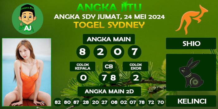 Prediksi Angka Jitu Sdy Jumat 24 Mei 2024