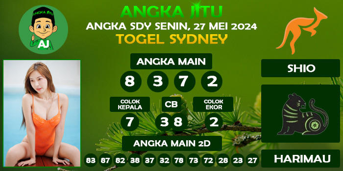 Prediksi Angka Jitu Sdy Senin 27 Mei 2024