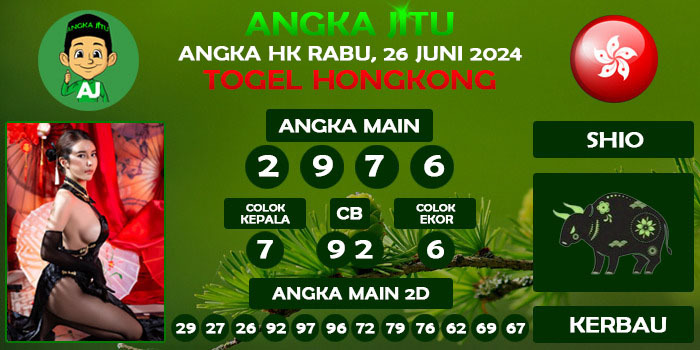 Prediksi Angka Jitu Hk Rabu 26 Juni 2024