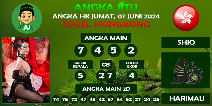 Prediksi Angka Jitu Hk Jumat 07 Juni 2024