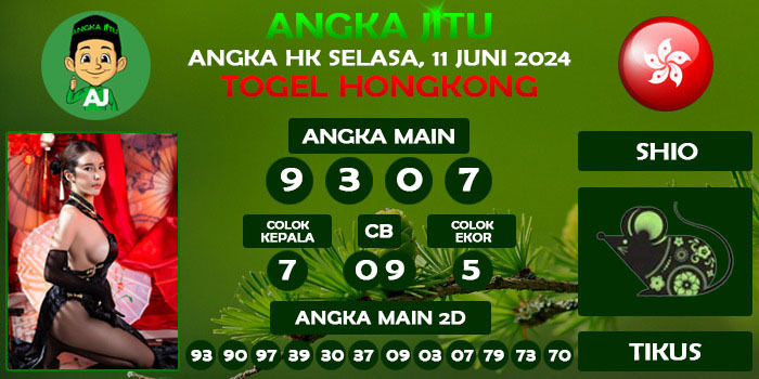 Prediksi Angka Jitu Hk Selasa 11 Juni 2024