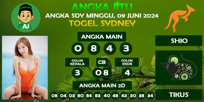 Prediksi Angka Jitu Sdy Minggu 09 Juni 2024