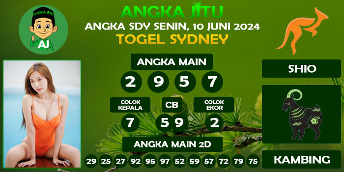 Prediksi Angka Jitu Sdy Senin 10 Juni 2024