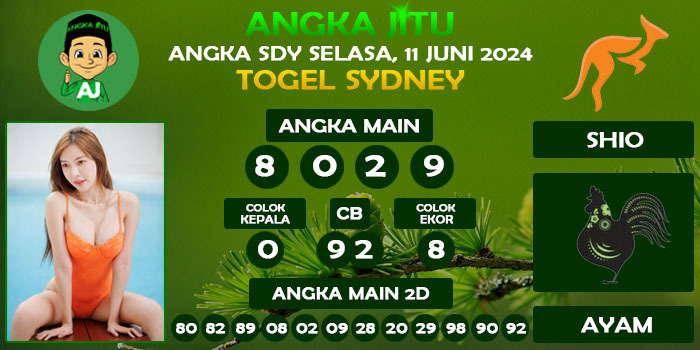 Prediksi Angka Jitu Sdy Selasa 11 Juni 2024