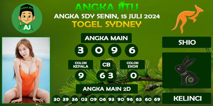 Prediksi Angka Jitu Sdy Senin 15 Juli 2024