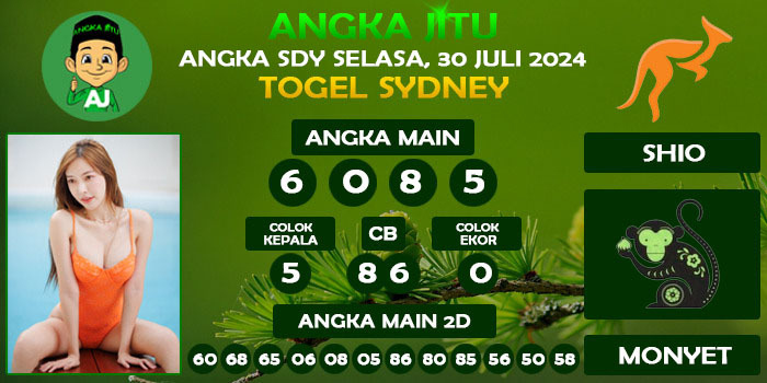 Prediksi Angka Jitu Sdy Selasa 30 Juli 2024