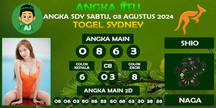 Prediksi Angka Jitu Sdy Sabtu 03 Agustus 2024