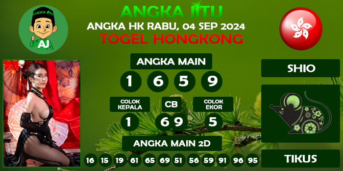 Prediksi Angka Jitu Hk Rabu 04 September 2024