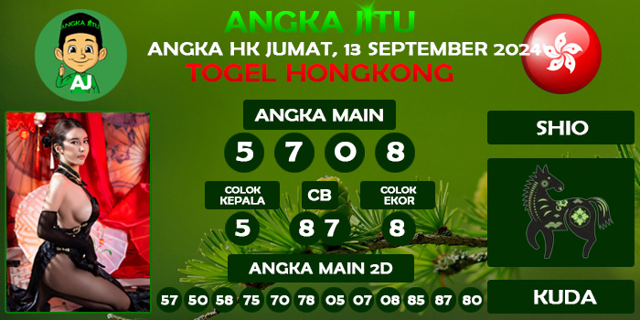 Prediksi Angka Jitu Hk Jumat 13 September 2024