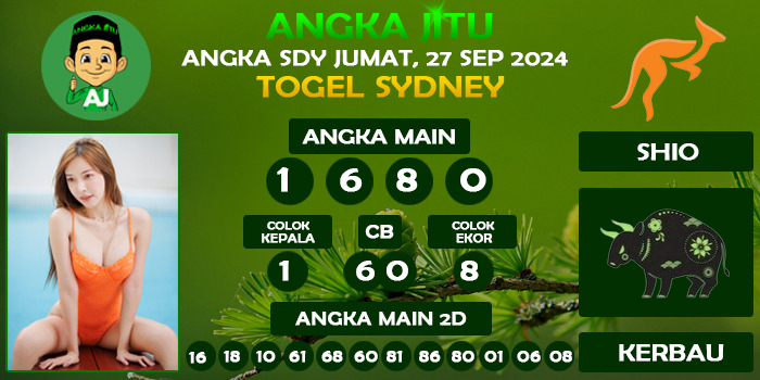 Prediksi Angka Jitu Sdy Jumat 27 September 2024