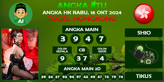 Prediksi Angka Jitu Hk Rabu 16 Oktober 2024