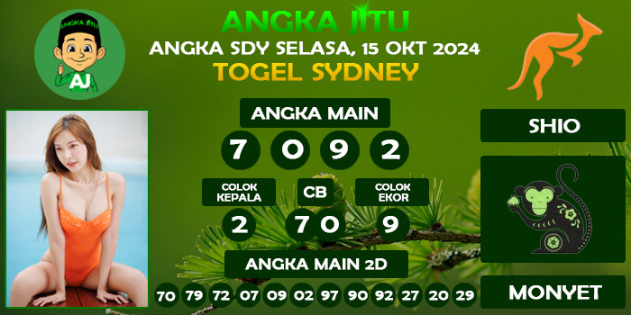 Prediksi Angka Jitu Sdy Selasa 15 Oktober 2024