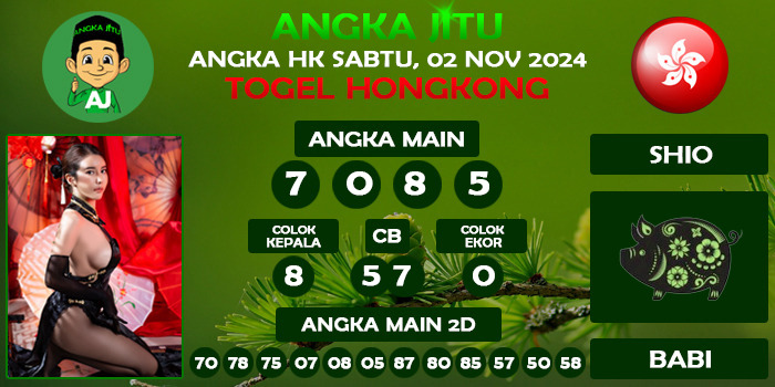 Prediksi Angka Jitu Hk Sabtu 02 November 2024