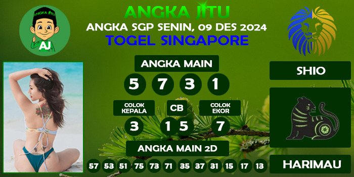 Prediksi Angka Jitu Sgp Senin 09 Desember 2024