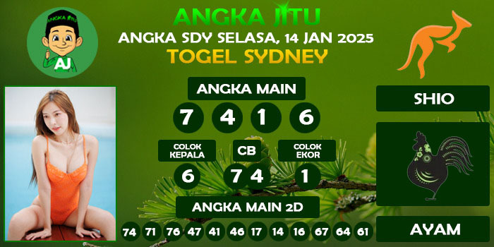 Prediksi Angka Jitu Sdy Selasa 14 Januari 2025