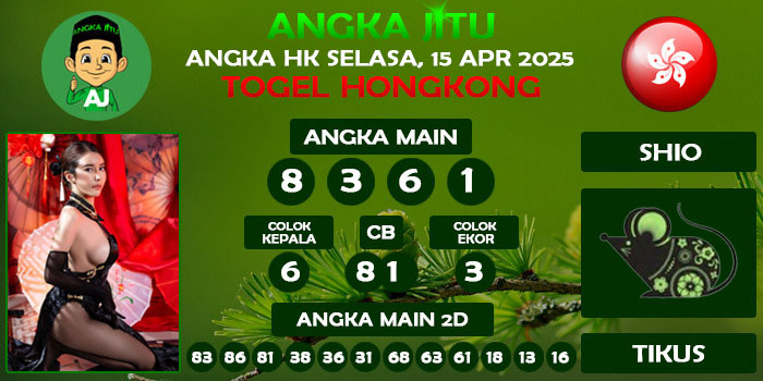 Prediksi Angka Jitu Hk Selasa 15 April 2025