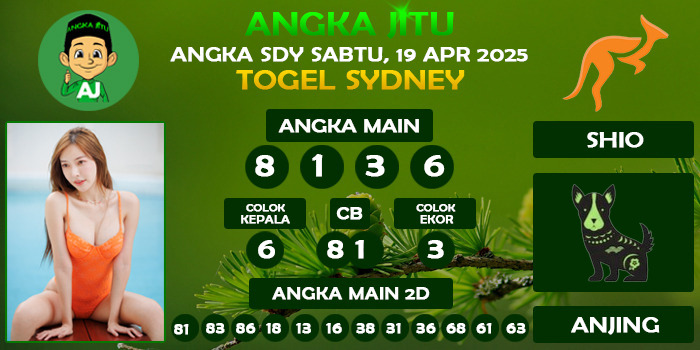 Prediksi Angka Jitu Sdy Sabtu 19 April 2025