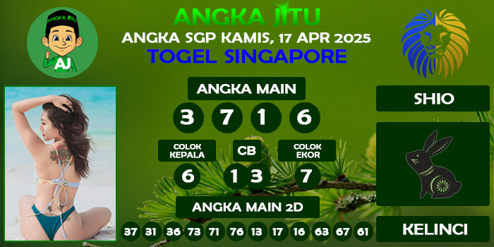Prediksi Angka Jitu Sgp Kamis 17 Maret 2025