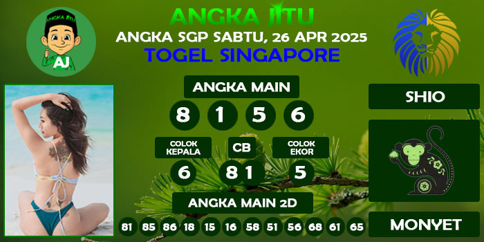 Prediksi Angka Jitu Sgp Sabtu 26 Maret 2025
