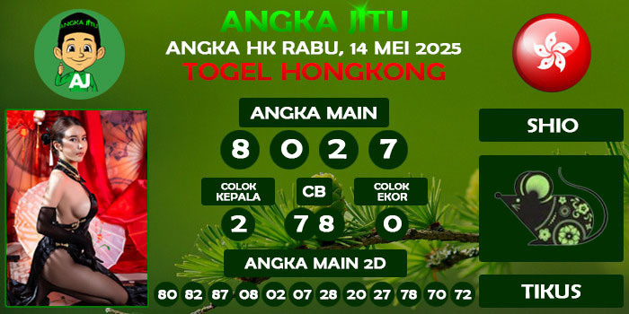 Prediksi Angka Jitu Hk Rabu 14 Mei 2025