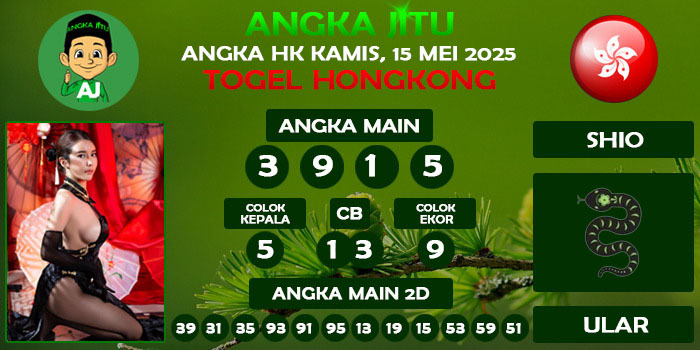 Prediksi Angka Jitu Hk Kamis 15 Mei 2025