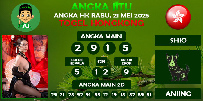 Prediksi Angka Jitu Hk Rabu 21 Mei 2025