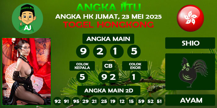 Prediksi Angka Jitu Hk Jumat 23 Mei 2025