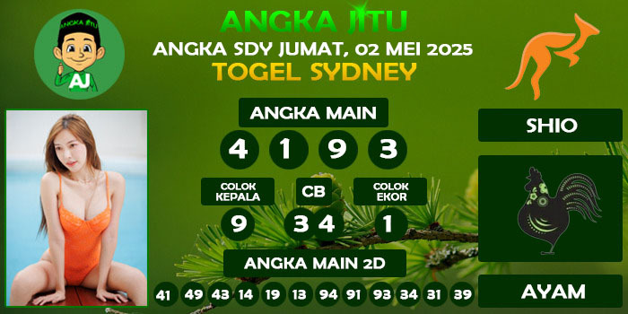 Prediksi Angka Jitu Sdy Jumat 02 Mei 2025