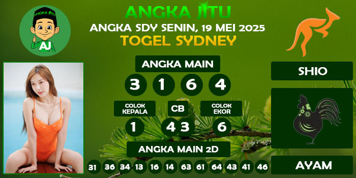 Prediksi Angka Jitu Sdy Senin 19 Mei 2025