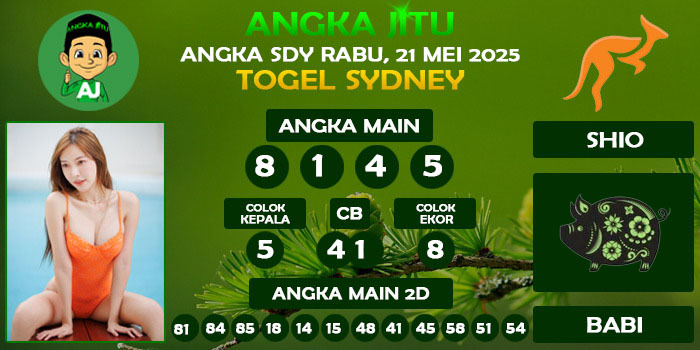 Prediksi Angka Jitu Sdy Rabu 21 Mei 2025