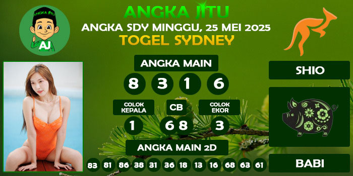 Prediksi Angka Jitu Sdy Minggu 25 Mei 2025