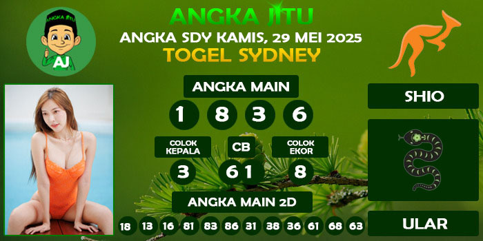 Prediksi Angka Jitu Sdy Kamis 29 Mei 2025