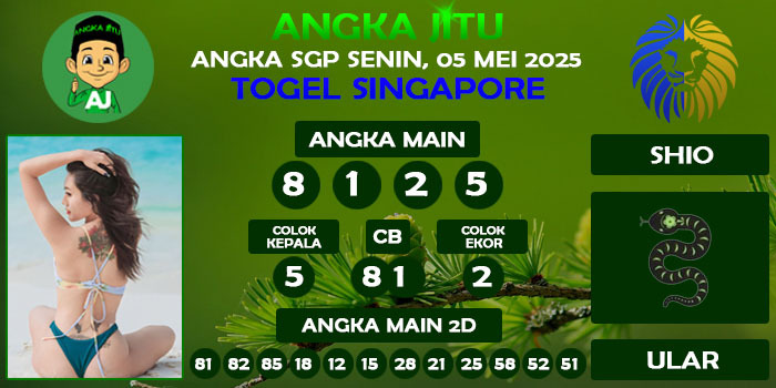Prediksi Angka Jitu Sgp Senin 05 Mei 2025