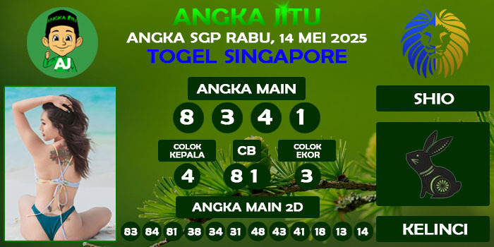 Prediksi Angka Jitu Sgp Rabu 14 Mei 2025