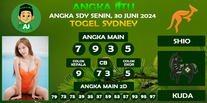Prediksi Angka Jitu Sdy Senin 30 Juni 2025