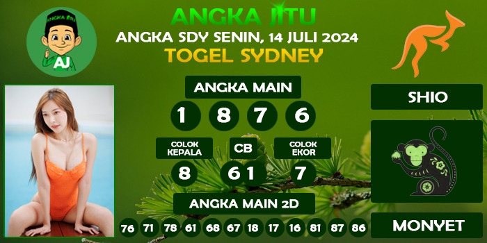 Prediksi Angka Jitu Sdy Senin 14 Juli 2025