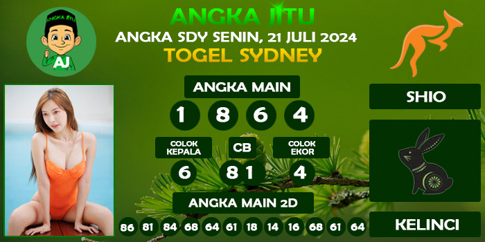 Prediksi Angka Jitu Sdy Senin 21 Juli 2025