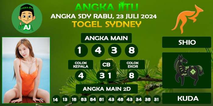 Prediksi Angka Jitu Sdy Rabu 23 Juli 2025