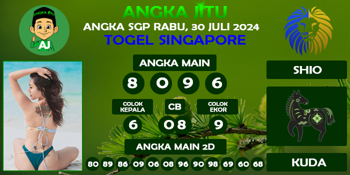 Prediksi Angka Jitu Sgp Rabu 30 Juli 2025