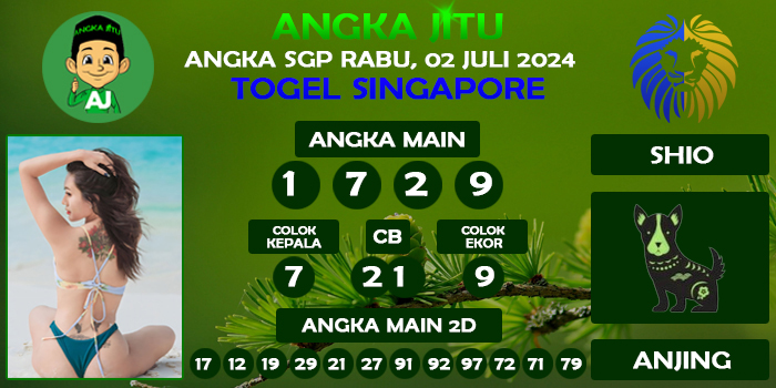 Prediksi Angka Jitu Sgp Rabu 02 Juli 2025