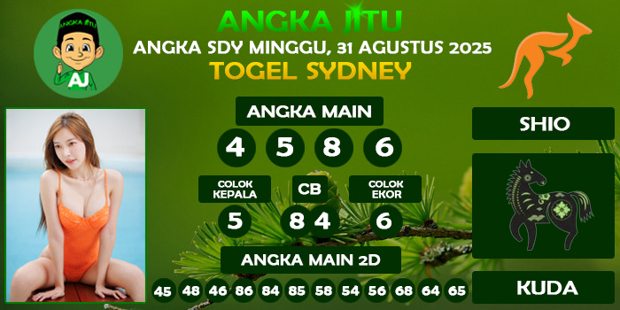 Prediksi Angka Jitu Sdy Minggu 31 Agustus 2025