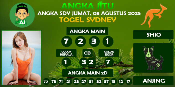 Prediksi Angka Jitu Sdy Jumat 08 Agustus 2025